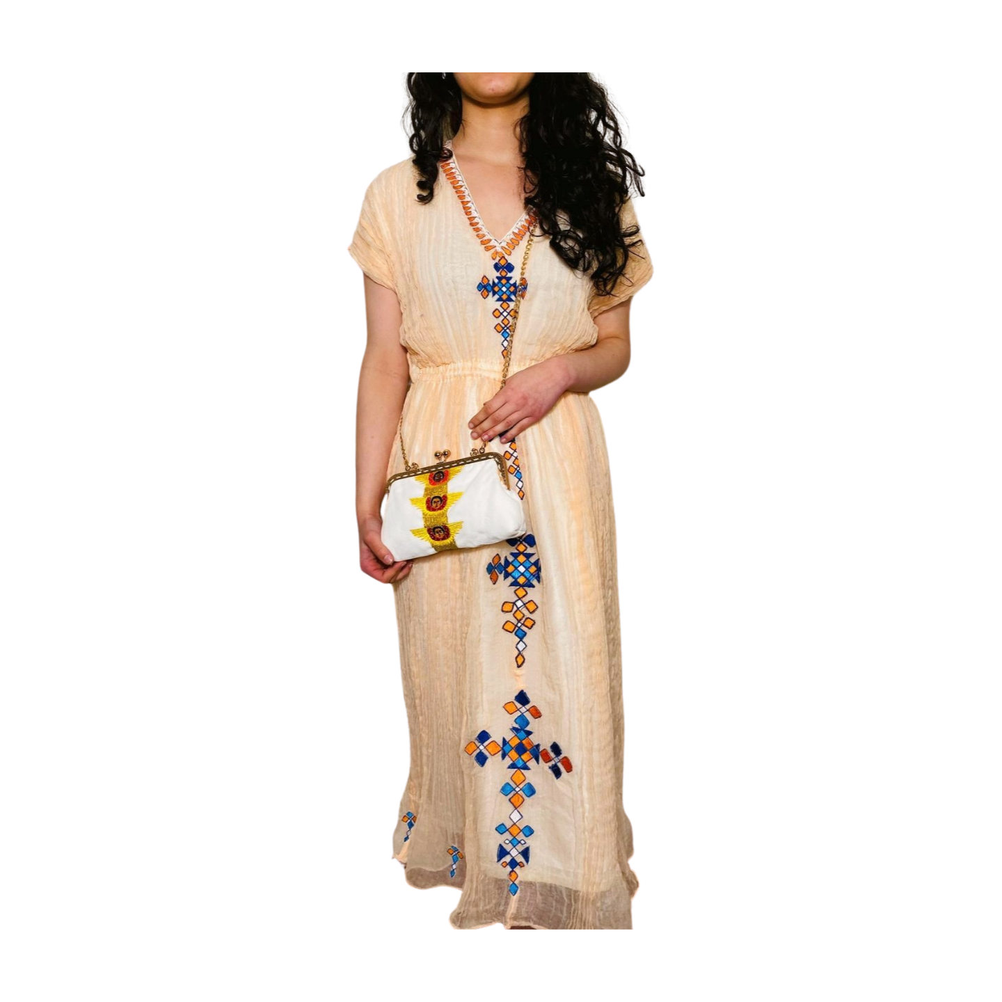 Habesha Kemis(ሀበሻ ቀሚስ) መነን Handmade
