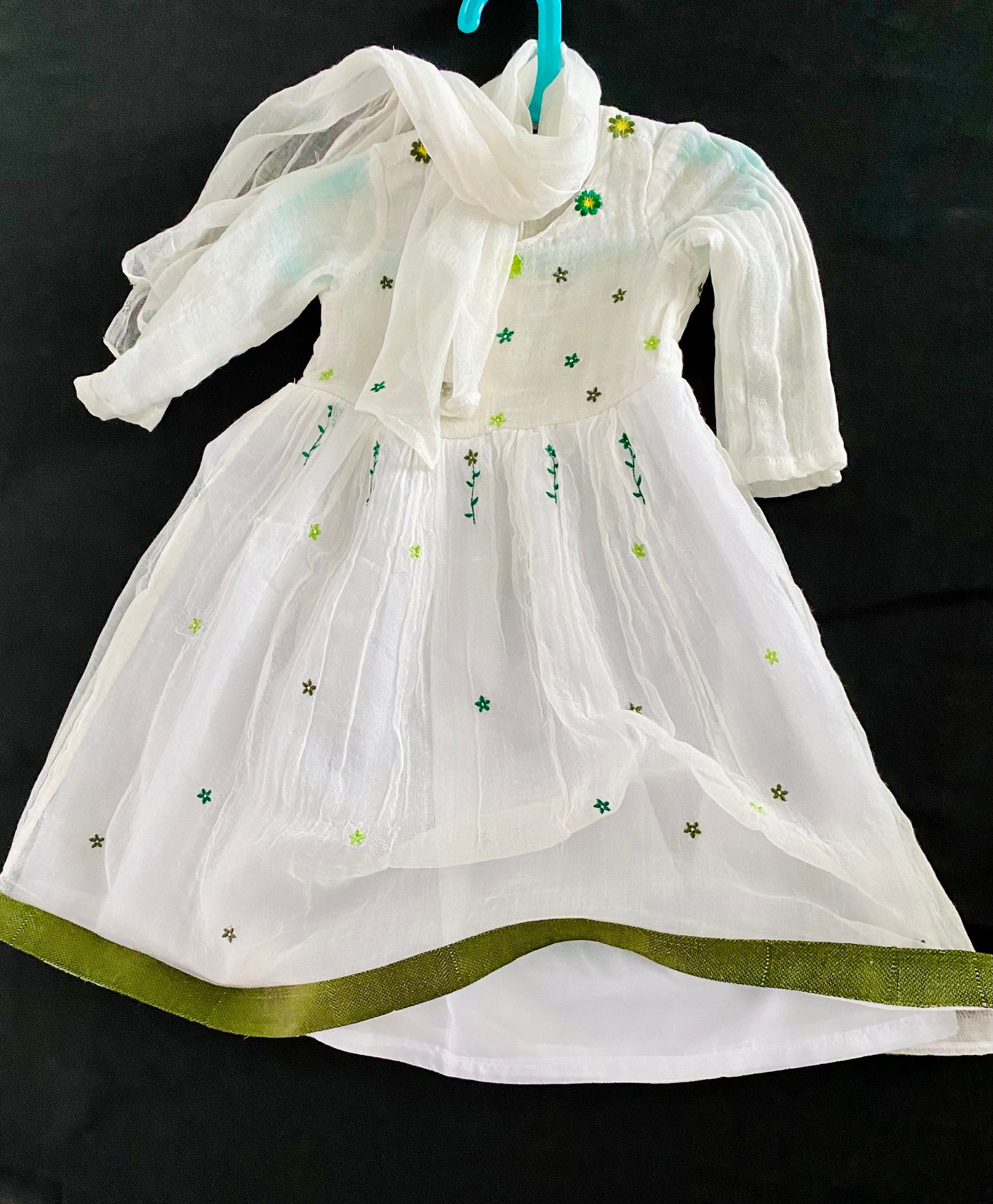 Girlls dress with Bolero Cardigan (Habesha Kemis)