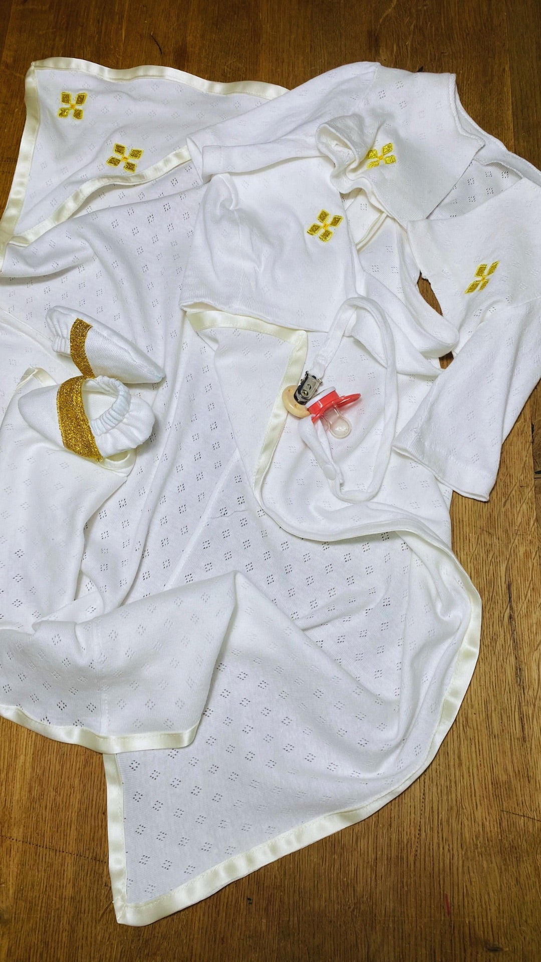 Ethiopian traditional girls christening outfit
