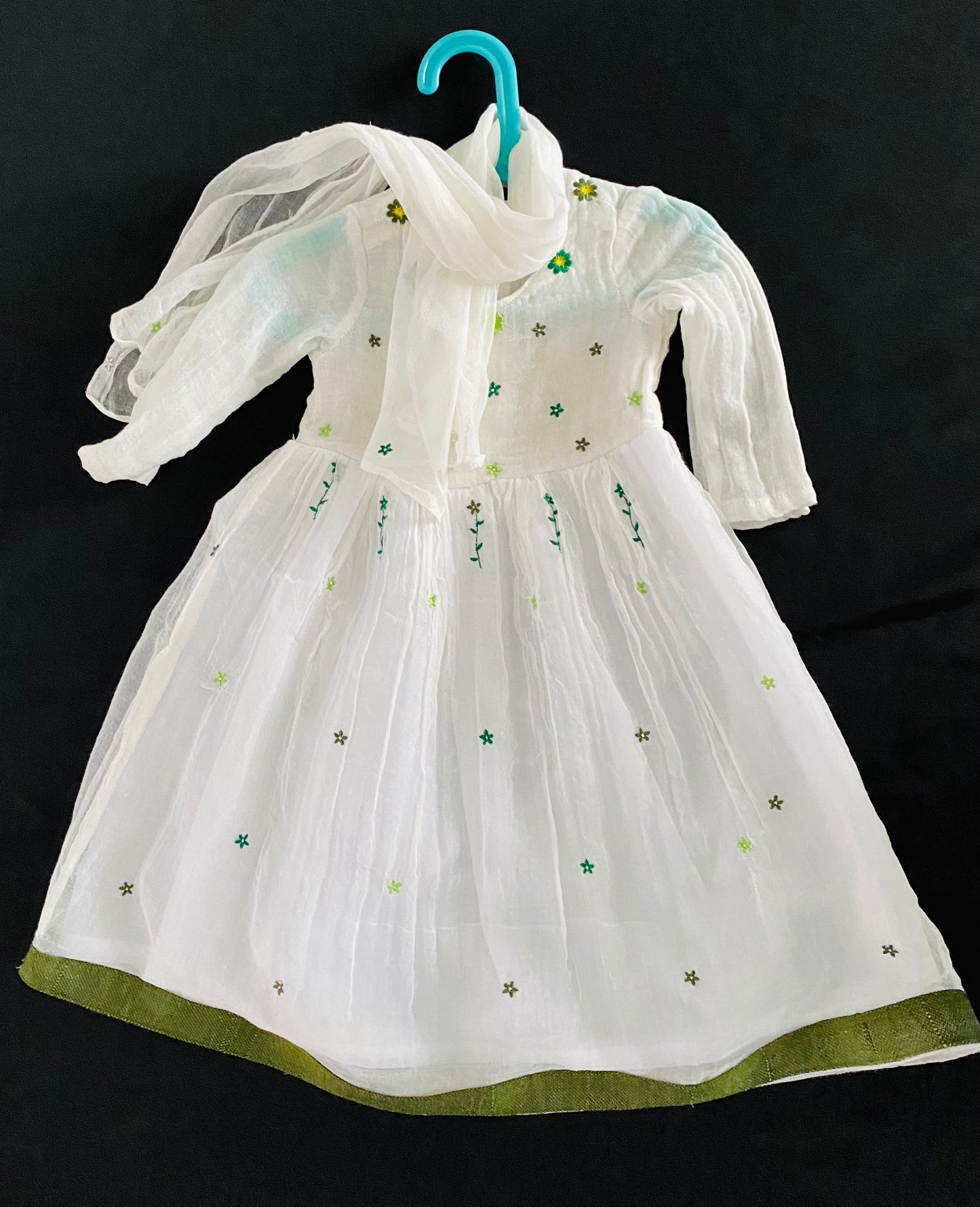 Girlls dress with Bolero Cardigan (Habesha Kemis)
