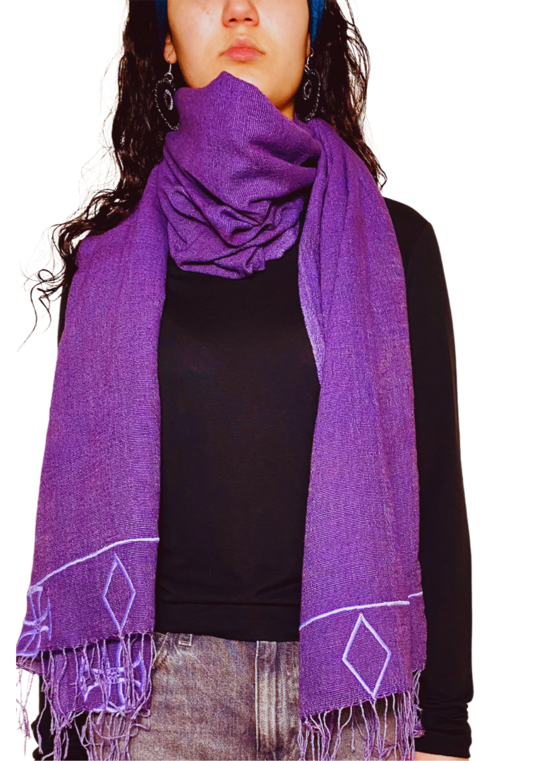 Hand woven 100% cotton Habesha wrap shawl.