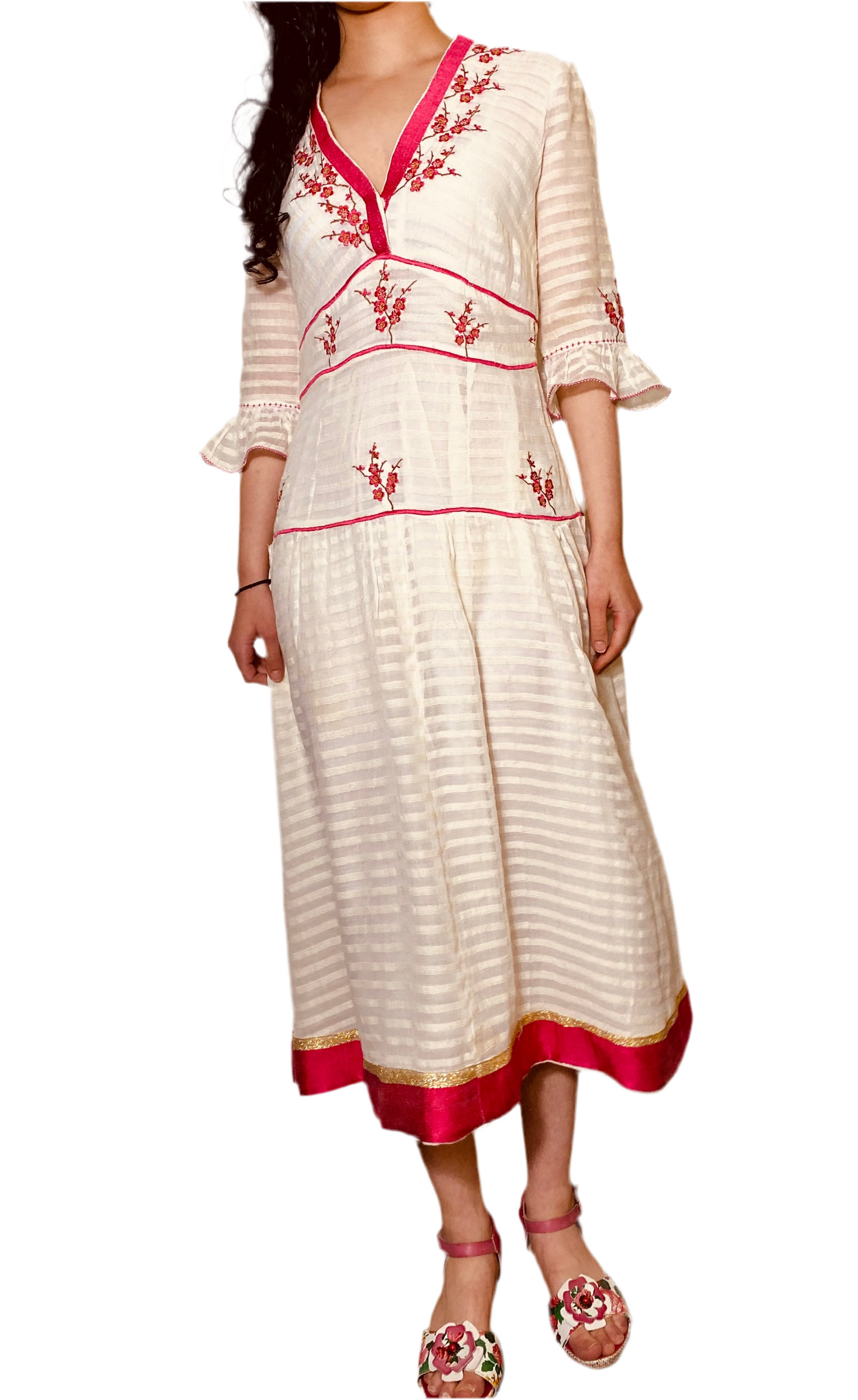 Habesha Kemis pink SHRIMIRI (ሺሪሚሪ ሀበሻ ቀሚስ ) Handmade