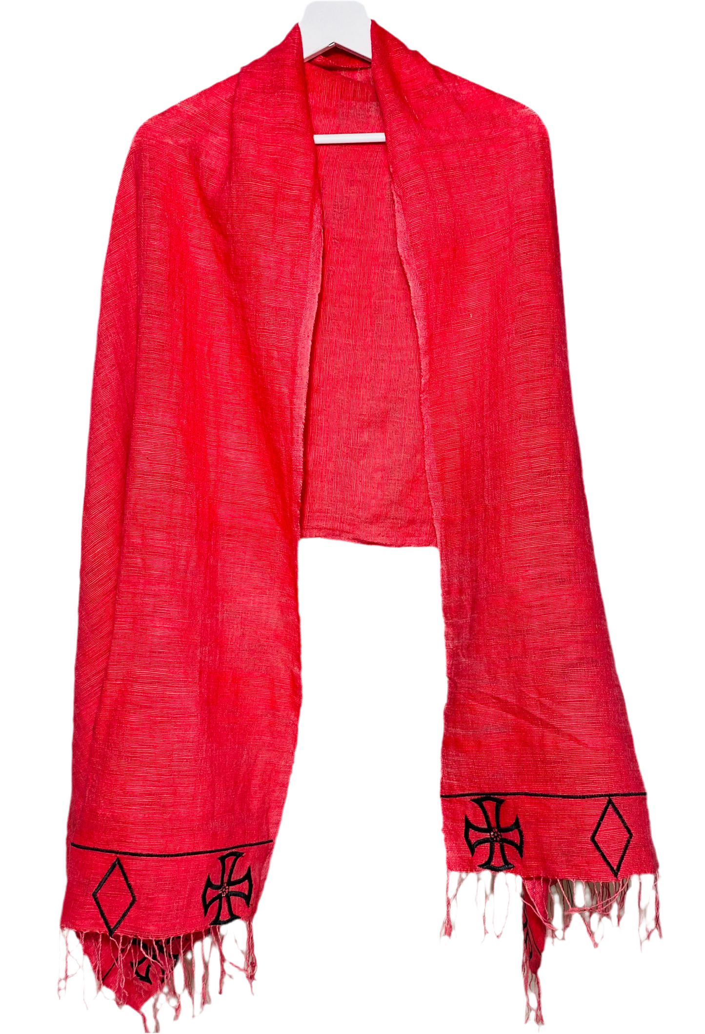 Hand woven 100% cotton Habesha wrap shawl.