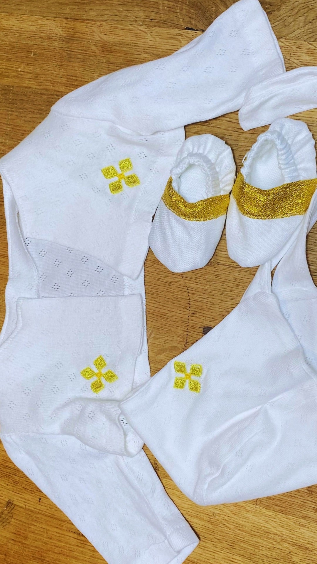 Ethiopian traditional girls christening outfit