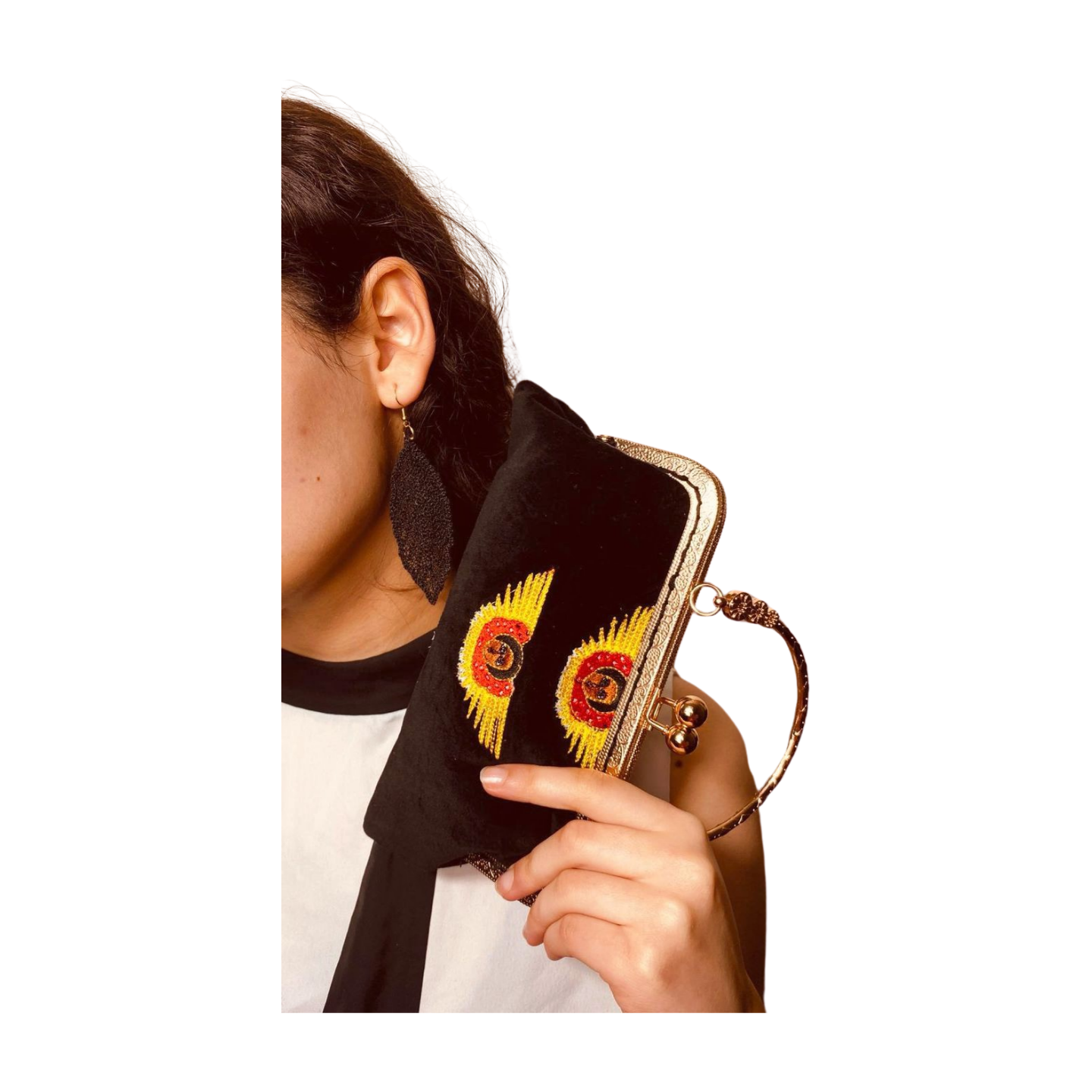 Handmade Earring Leaf đ