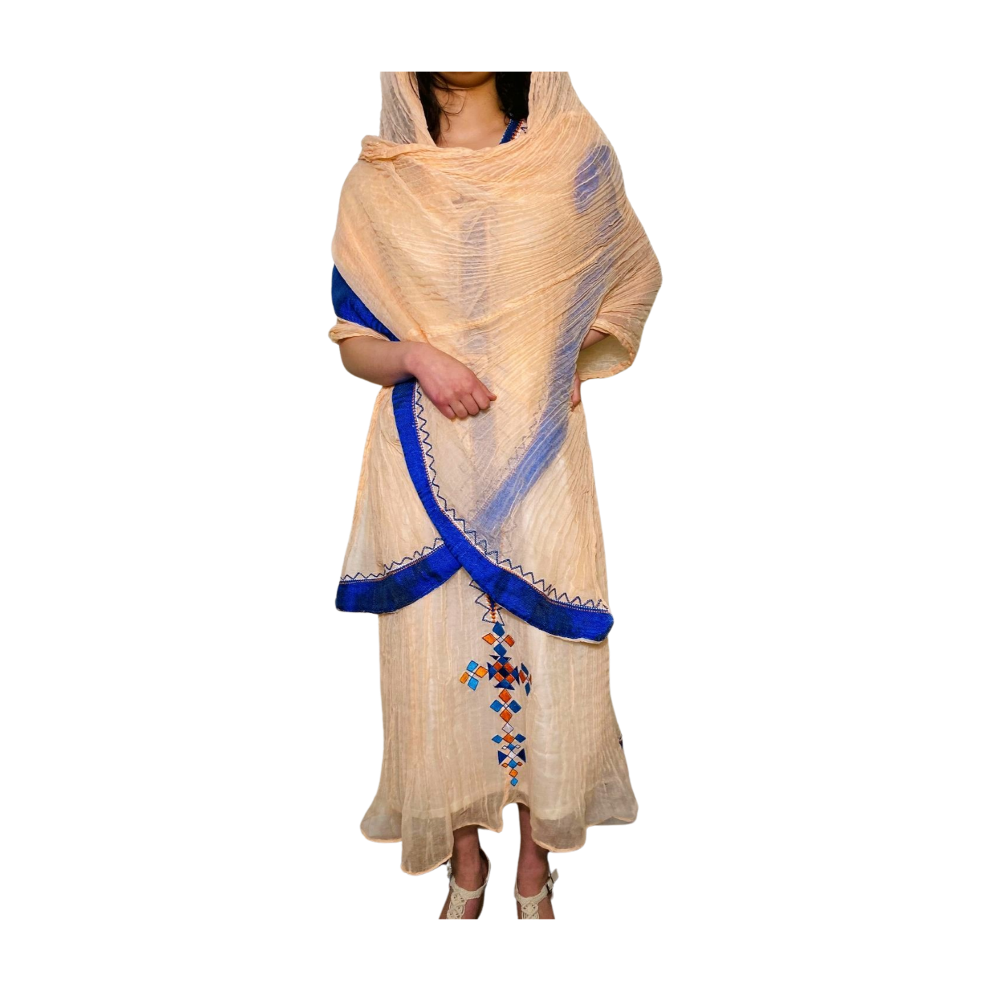 Habesha Kemis(ሀበሻ ቀሚስ) መነን Handmade