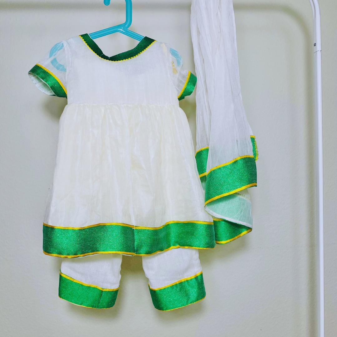 Baby Girlls dress with scarf ነጠላ (Habesha Kemis) (Kopie)