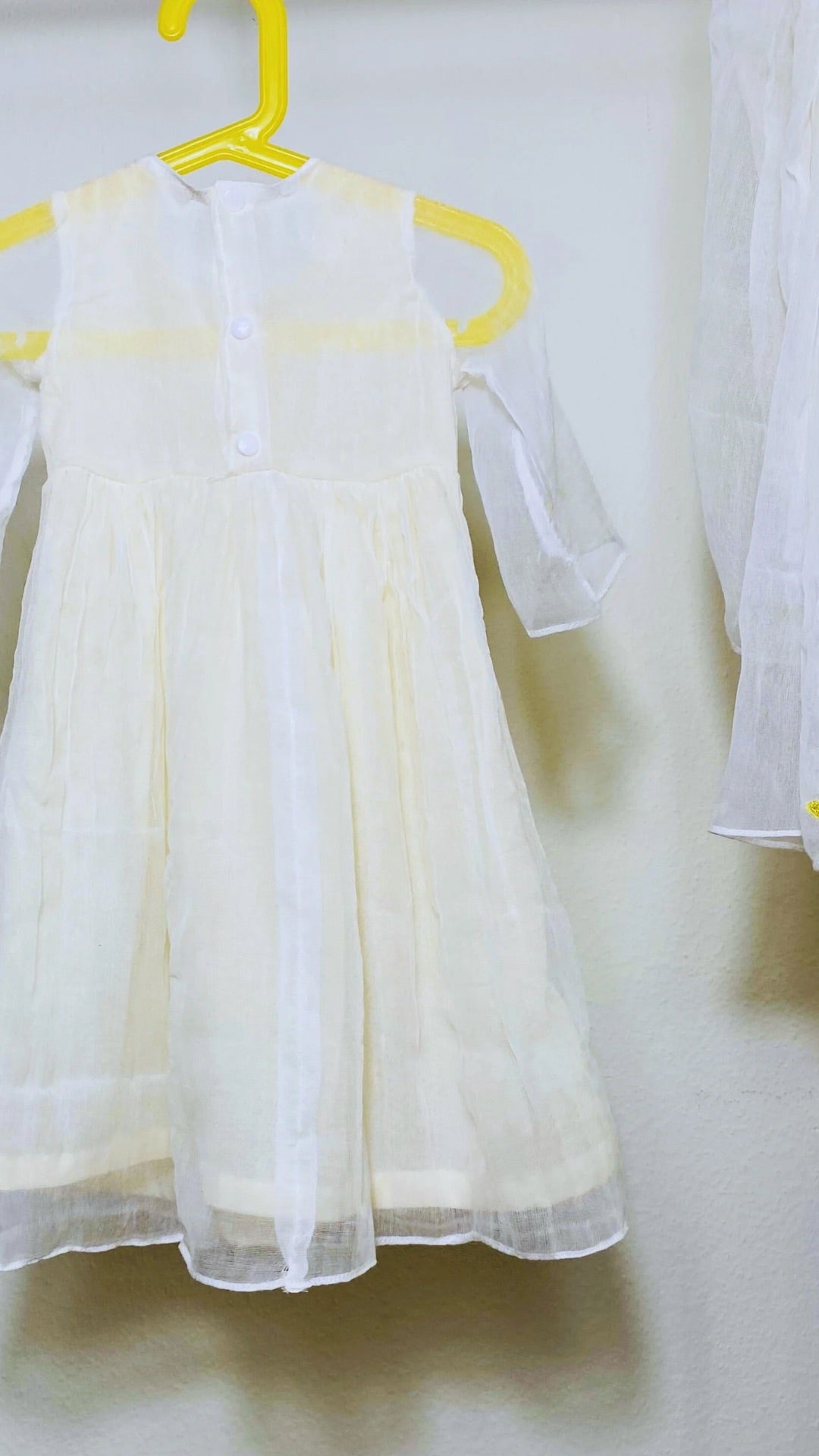 Ethiopian traditional girls christening outfit