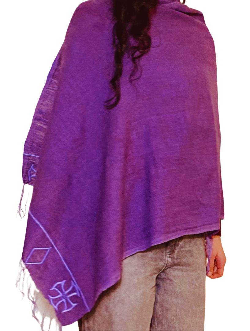 Hand woven 100% cotton Habesha wrap shawl.
