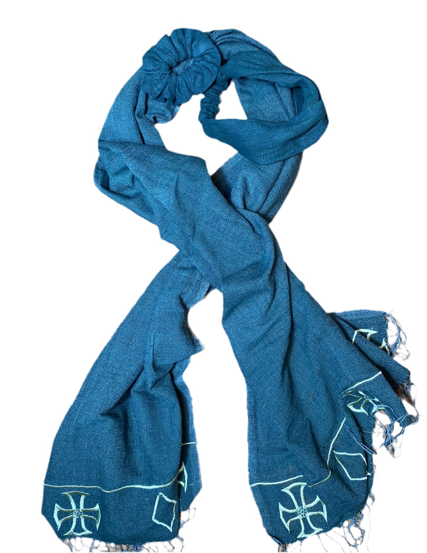 Hand woven 100% cotton Habesha wrap shawl.