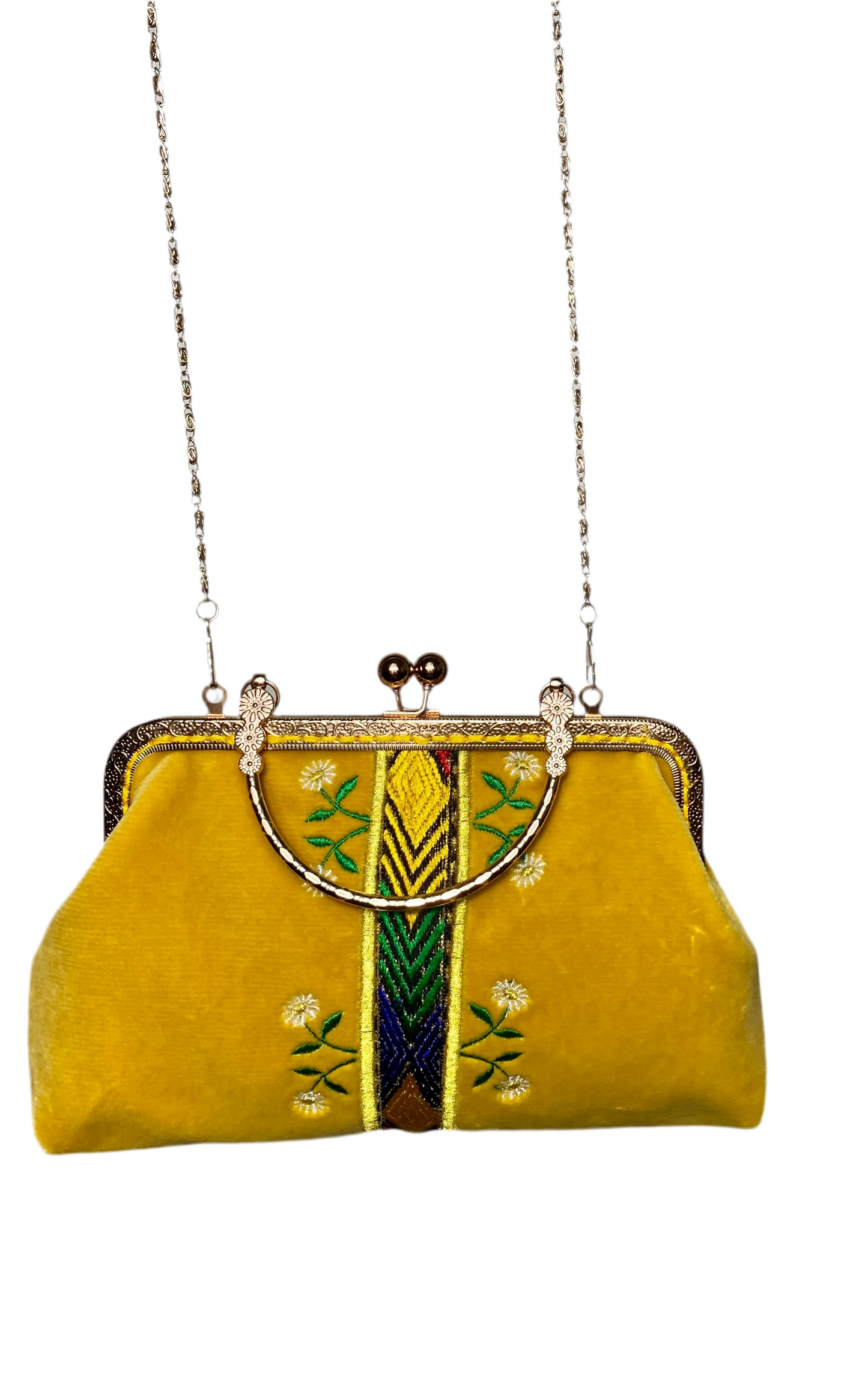 Clutch Bag yellow/gold