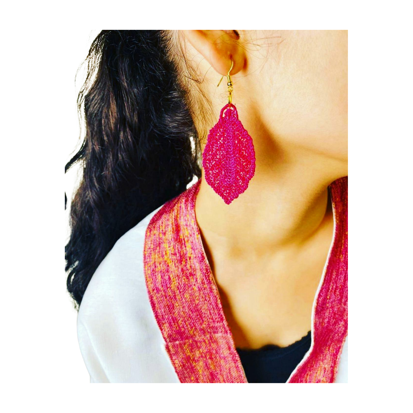 Handmade Earring Leaf đ