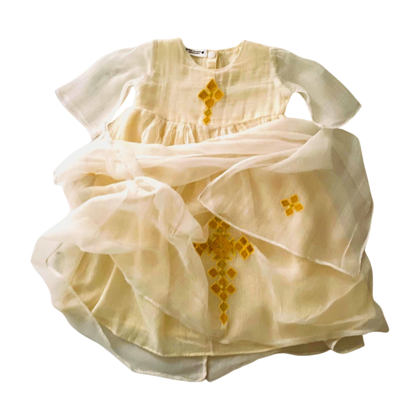 Ethiopian traditional girls christening  dress