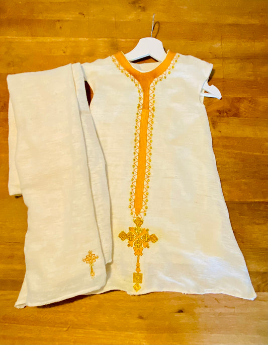 Girls dress Habesha Kemis Fetel ፈትል