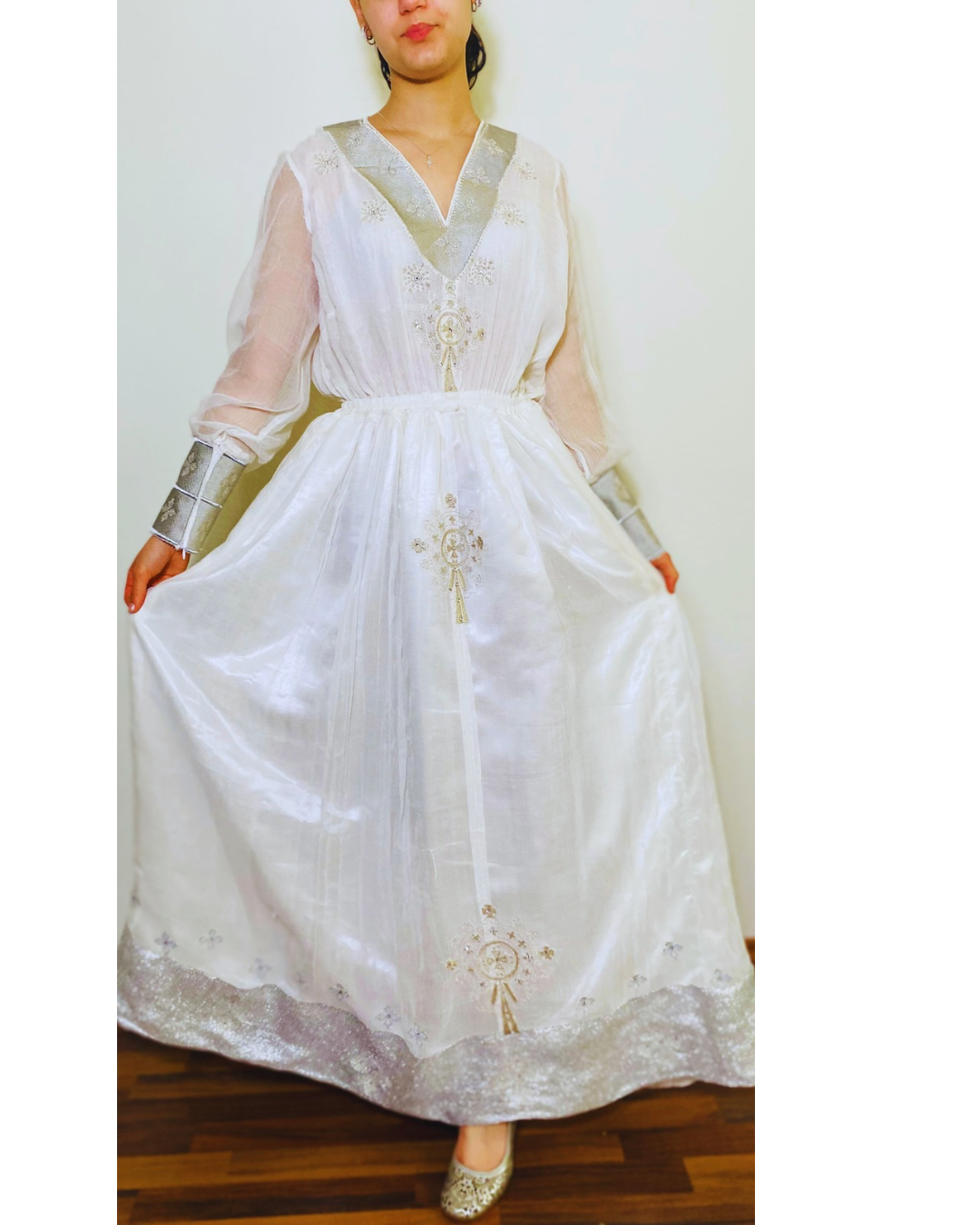 Habesha Kemis(ሀበሻ ቀሚስ) መነን Handmade