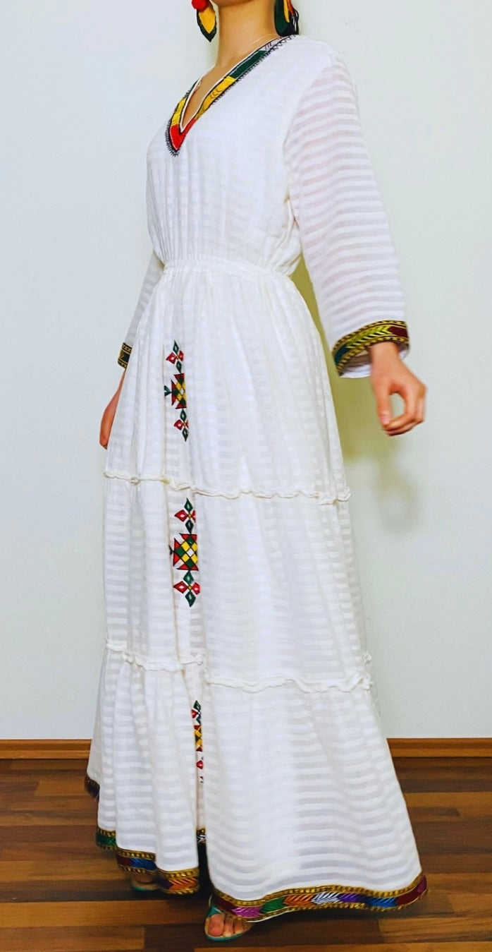 Shiri-Miri (ሺሪ-ሚሪ) Habesha Kemis Dress