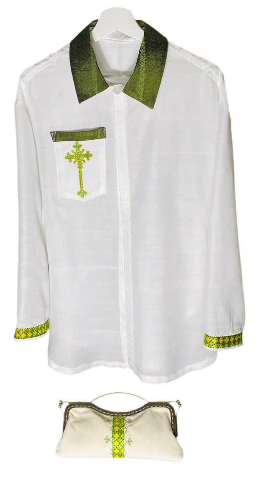 Women shirt in Ethiopian/Eritrean style