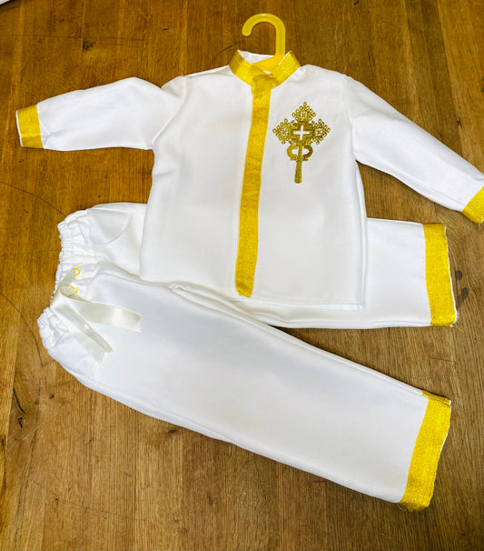 Shirt and Trouser for boys (ፒሲ ሀበሻ ልብስ )