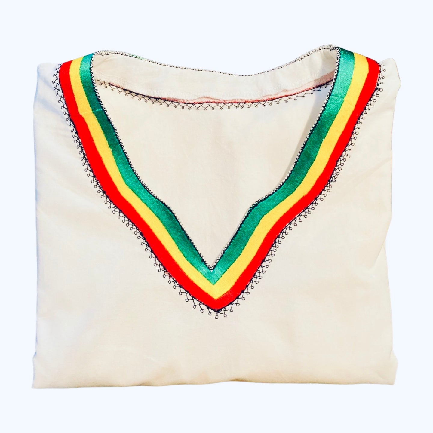 Men’s handmade Tunic Shirt embroidered (የተጠለፈ ሸሚዝ)