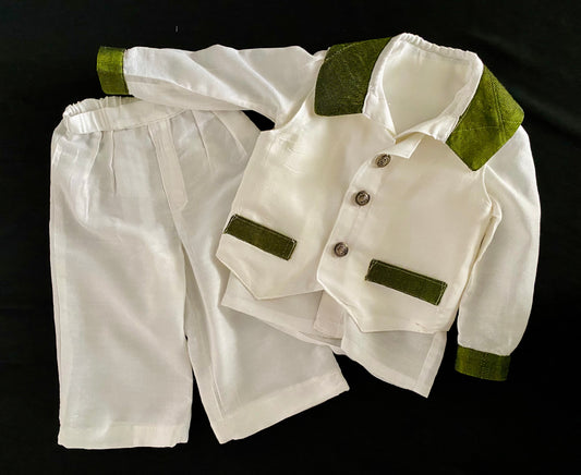 Shirt,Trouser and vest for boys (ሀበሻ ልብስ )