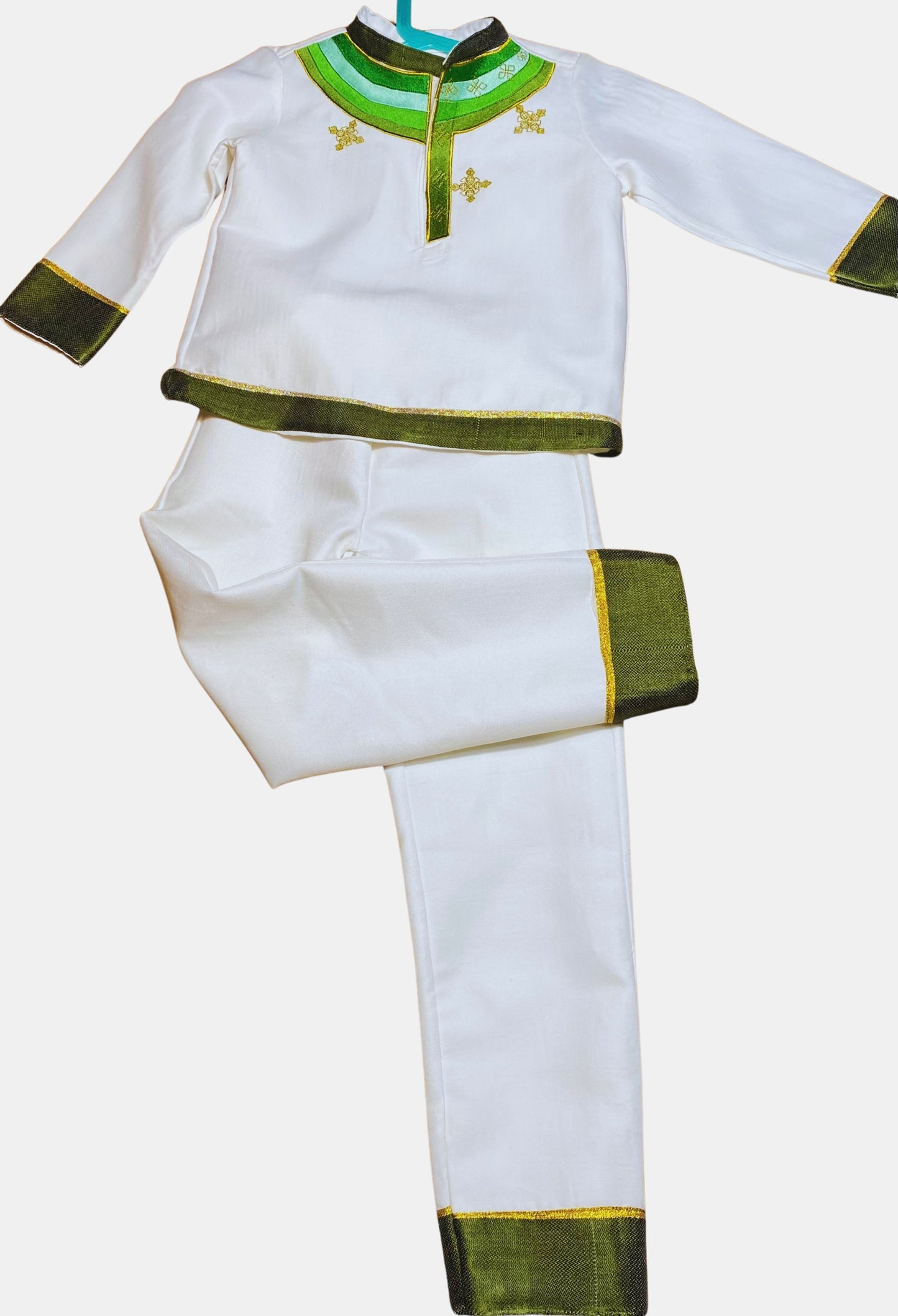 Habesha Kids Boy’s outfit green