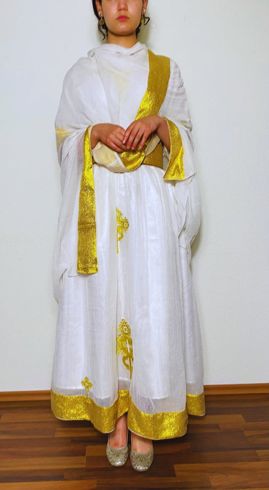 Golden Menen Habesha Kemis