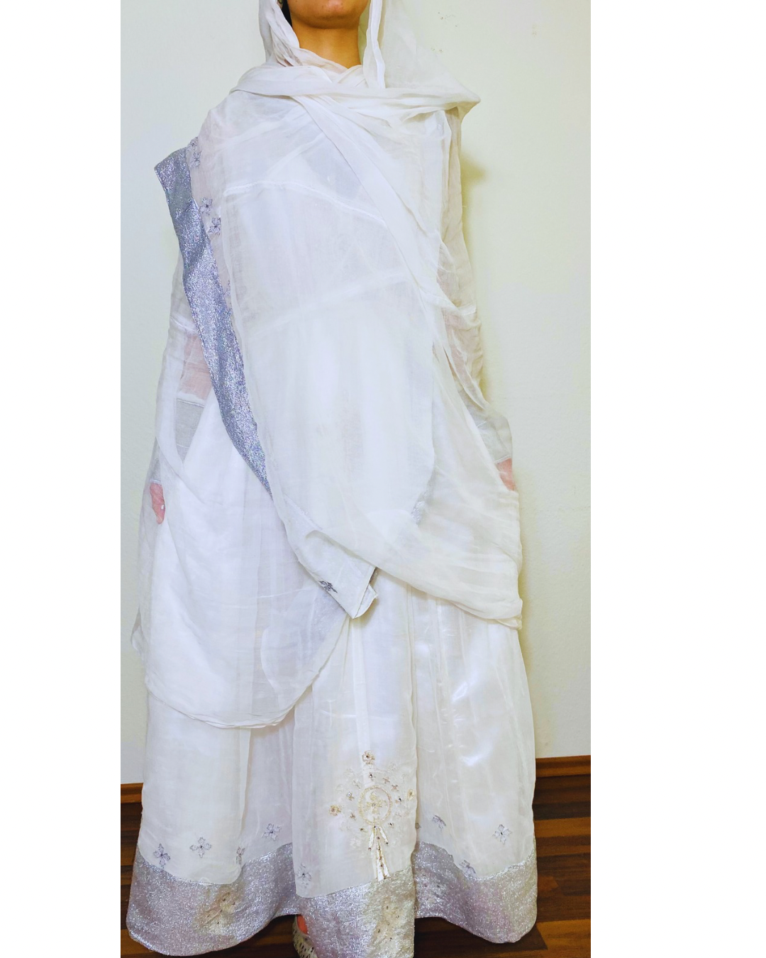 Habesha Kemis(ሀበሻ ቀሚስ) መነን Handmade