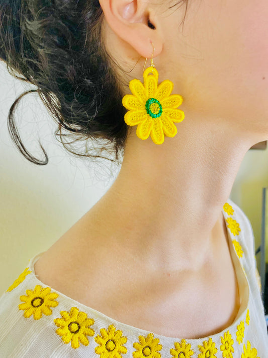 Handmade Earring flower