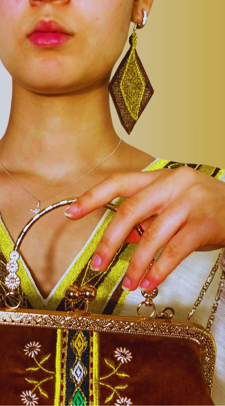 Handmade Earrings Habesha style