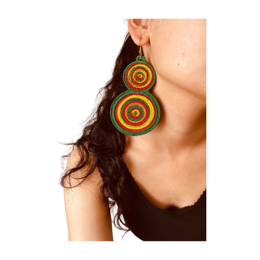 Handmade statement earring