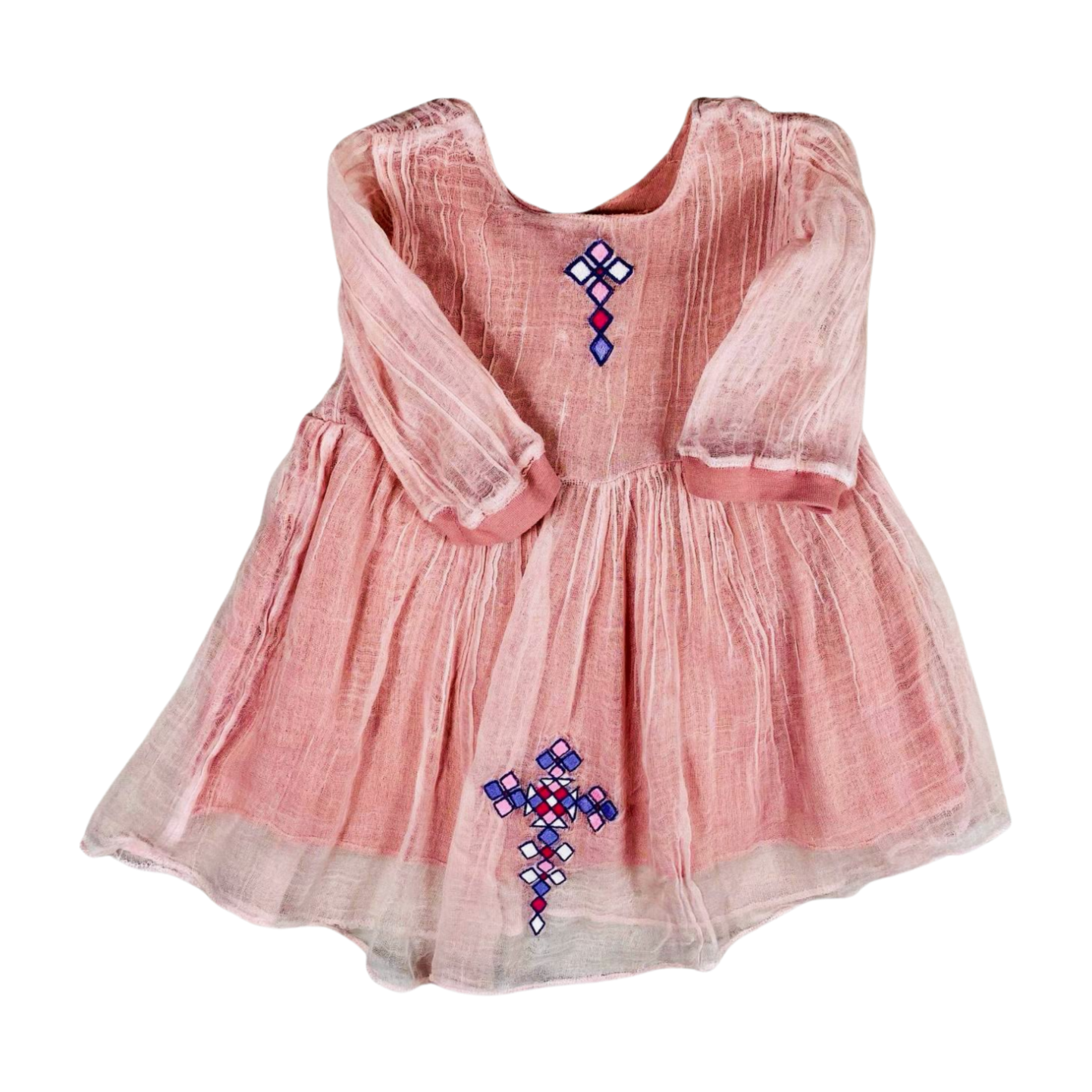 Habesha Kemis vintage pink (Girl's Dress)